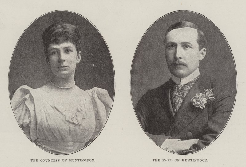 Het huwelijk van Lord Huntingdon door English Photographer