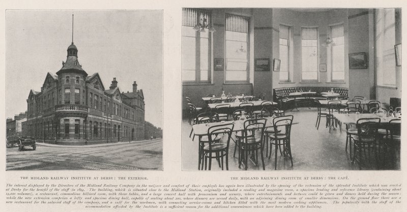 Het Midland Railway Institute in Derby door English Photographer