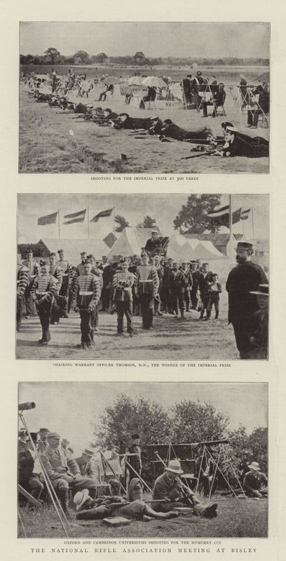 De Nationale Schietvereniging Bijeenkomst in Bisley door English Photographer
