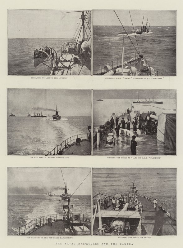 De Marine Manoeuvres en de Camera door English Photographer
