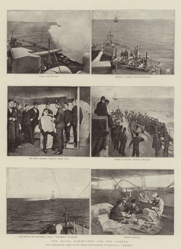 De Marine Manoeuvres en de Camera door English Photographer