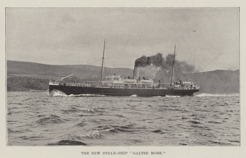 Het Nieuwe Stoomschip Galtee More door English Photographer