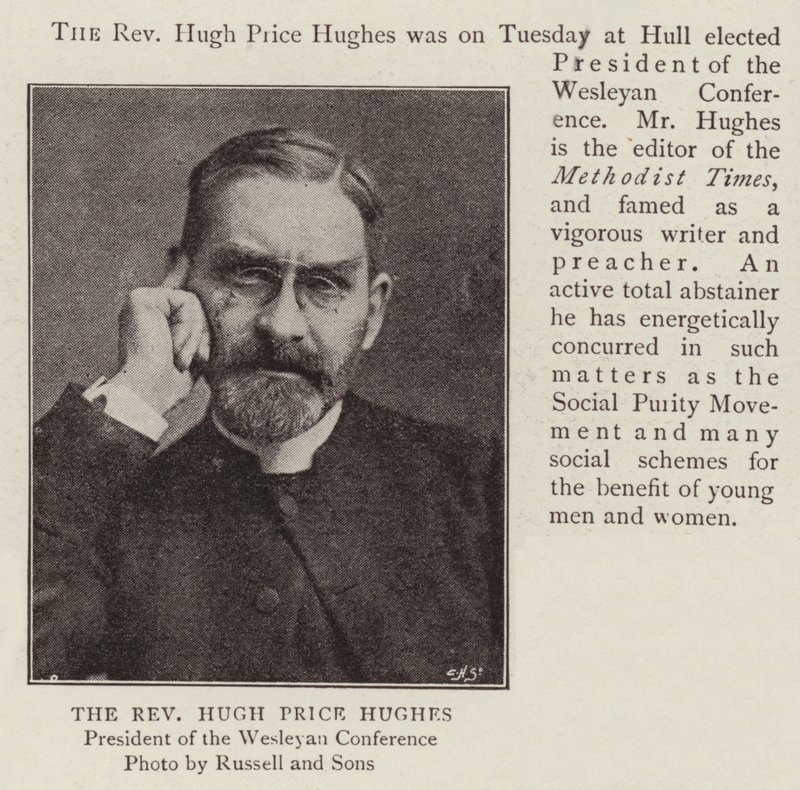 De eerwaarde Hugh Price Hughes door English Photographer