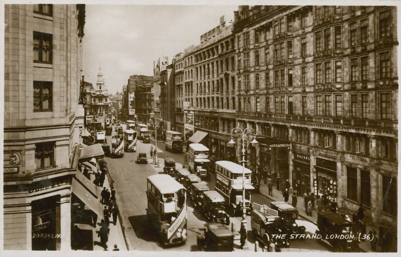 De Strand, Londen door English Photographer