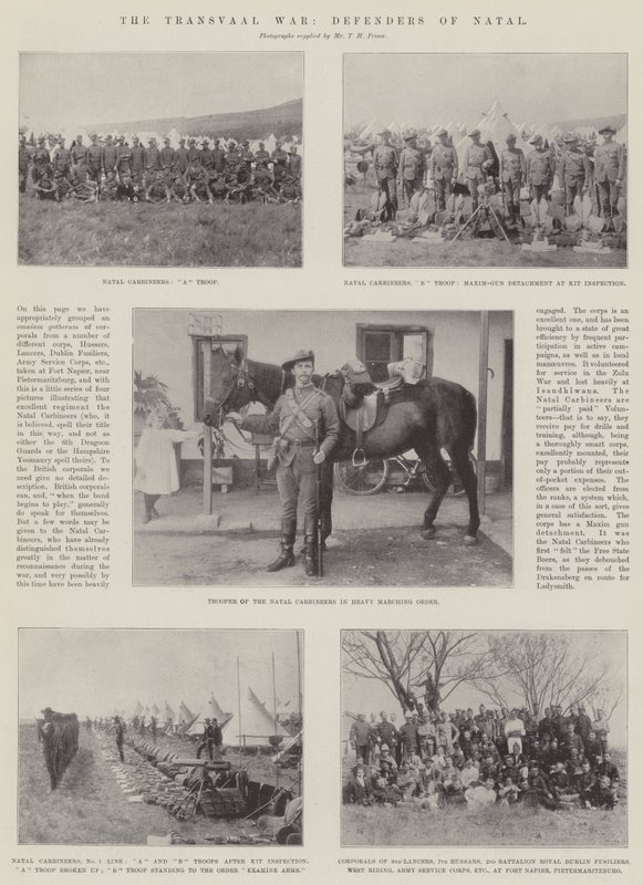 De Transvaalse Oorlog, Verdedigers van Natal door English Photographer