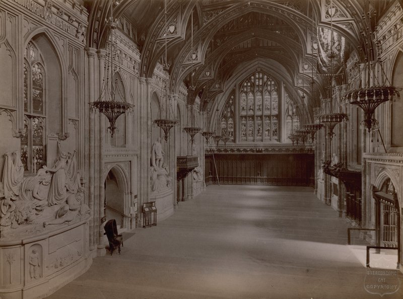 De banketzaal in Guildhall, Londen door English Photographer
