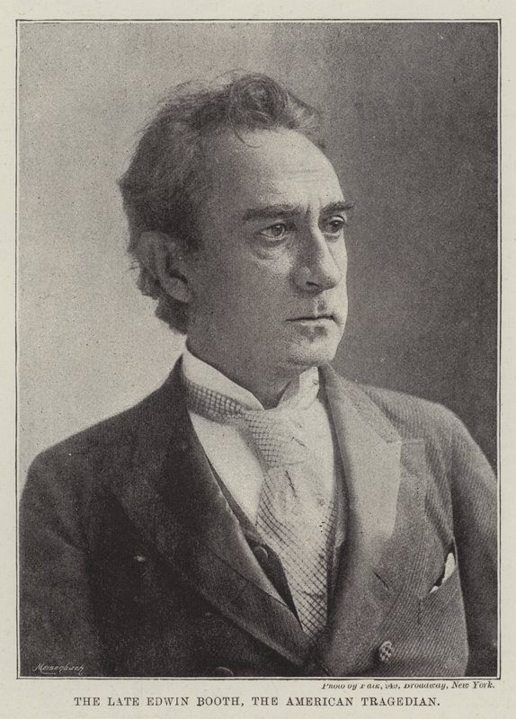De overleden Edwin Booth, de Amerikaanse tragedieacteur door English Photographer