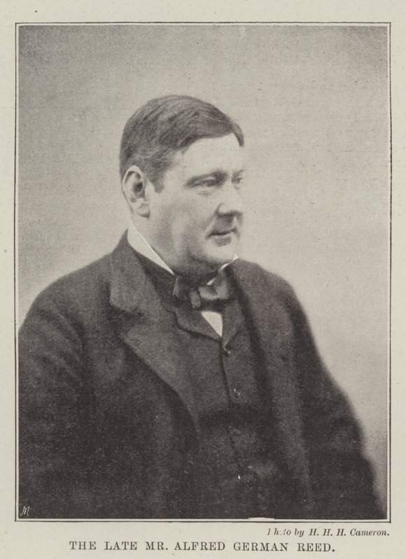 De overleden Mr Alfred German Reed door English Photographer