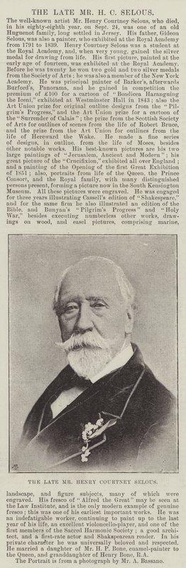 De wijlen de heer Henry Courtney Selous door English Photographer