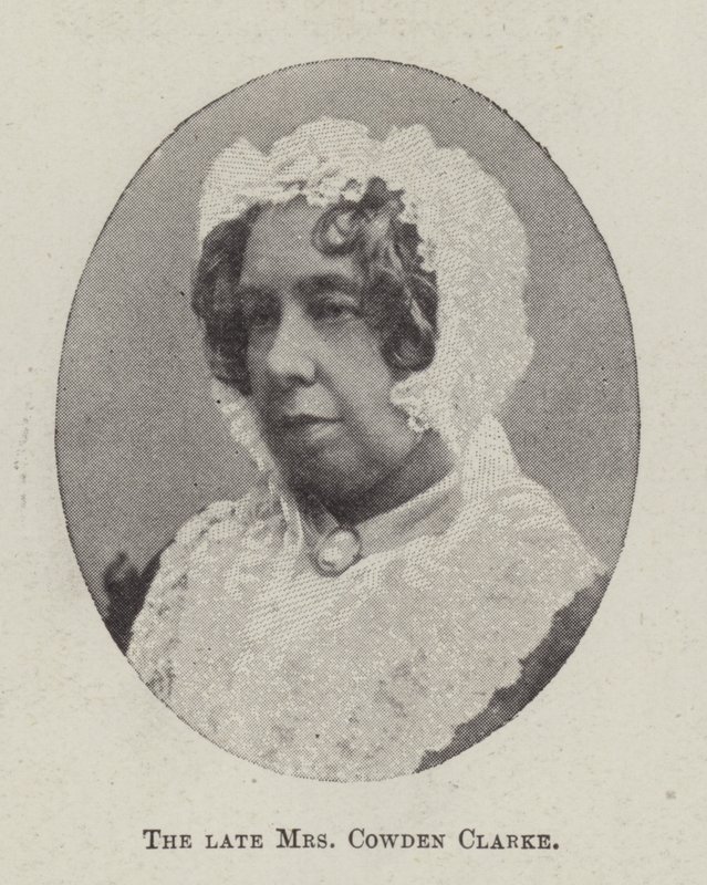 Wijlen Mrs Cowden Clarke door English Photographer