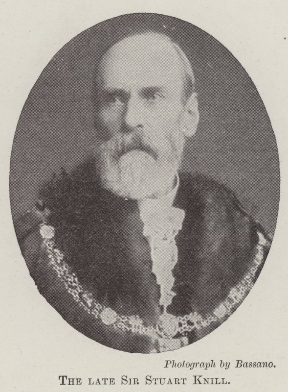 De overleden Sir Stuart Knill door English Photographer