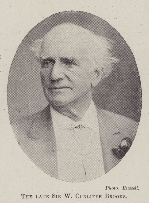 Wijlen Sir W Cunliffe Brooks door English Photographer