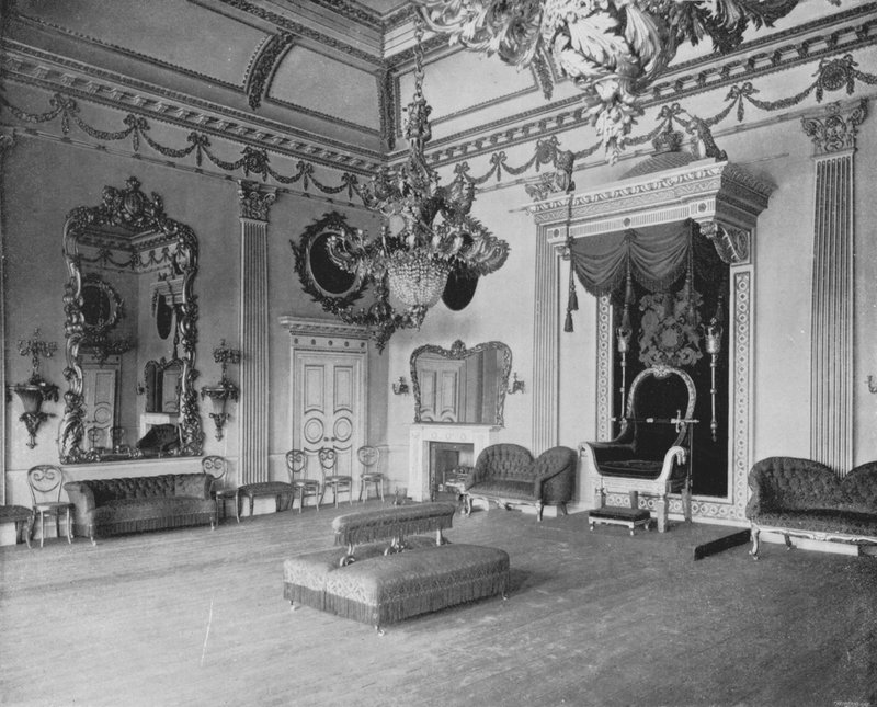 Troonzaal in Dublin Kasteel door English Photographer