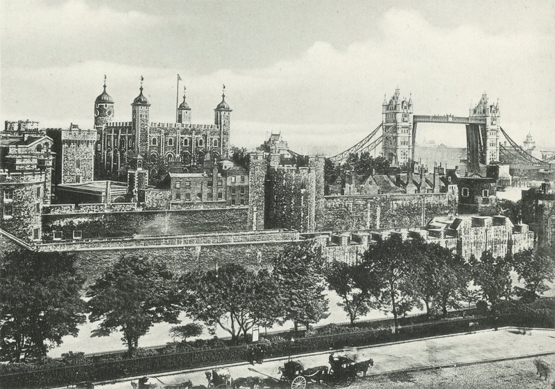 Tower of London en Tower Bridge door English Photographer