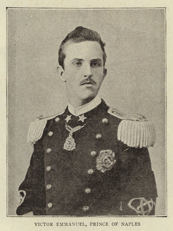 Victor Emmanuel, Prins van Napels door English Photographer