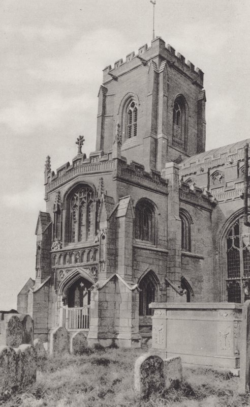 Walpole St Peter (zwart-wit foto) door English Photographer