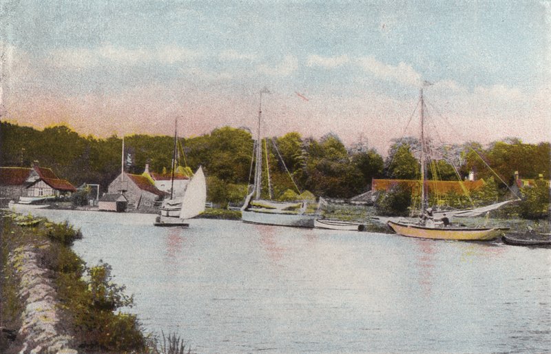 Yachting Staithe, Coltishall door English Photographer