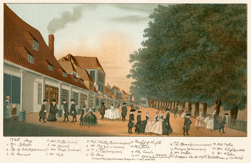 18e-eeuwse persoonlijkheden door English School