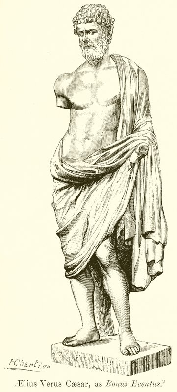 AElius Verus Caesar, als Bonus Eventus door English School