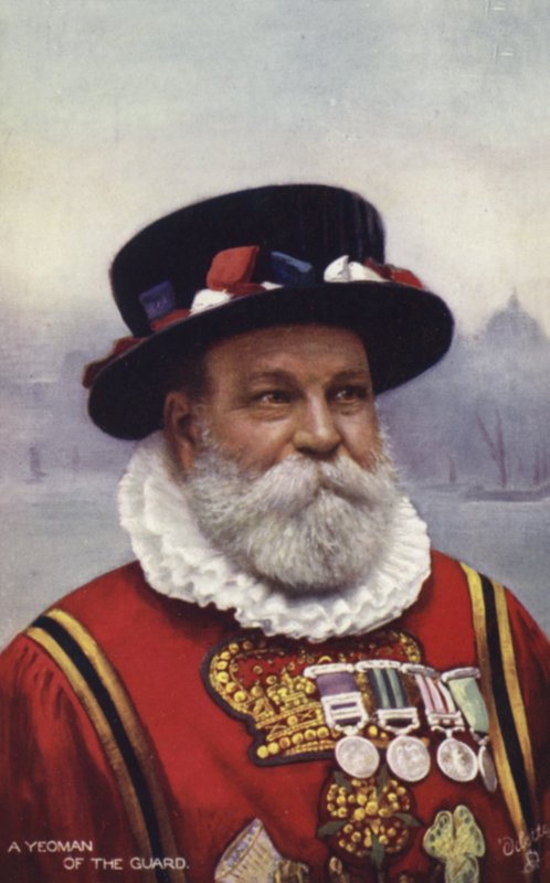 Een Yeoman van de Garde door English School