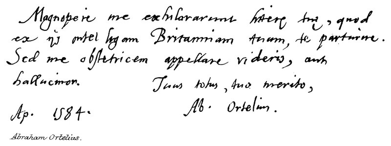 Abraham Ortelius door English School