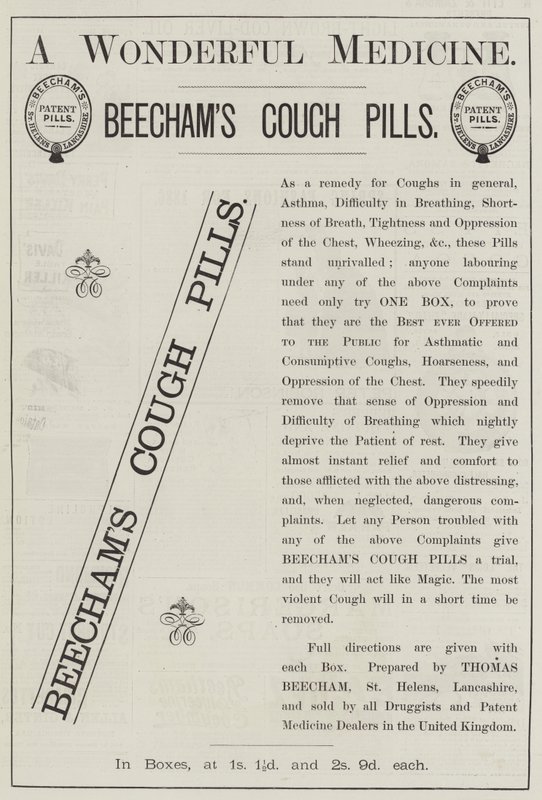 Advertentie, Beecham