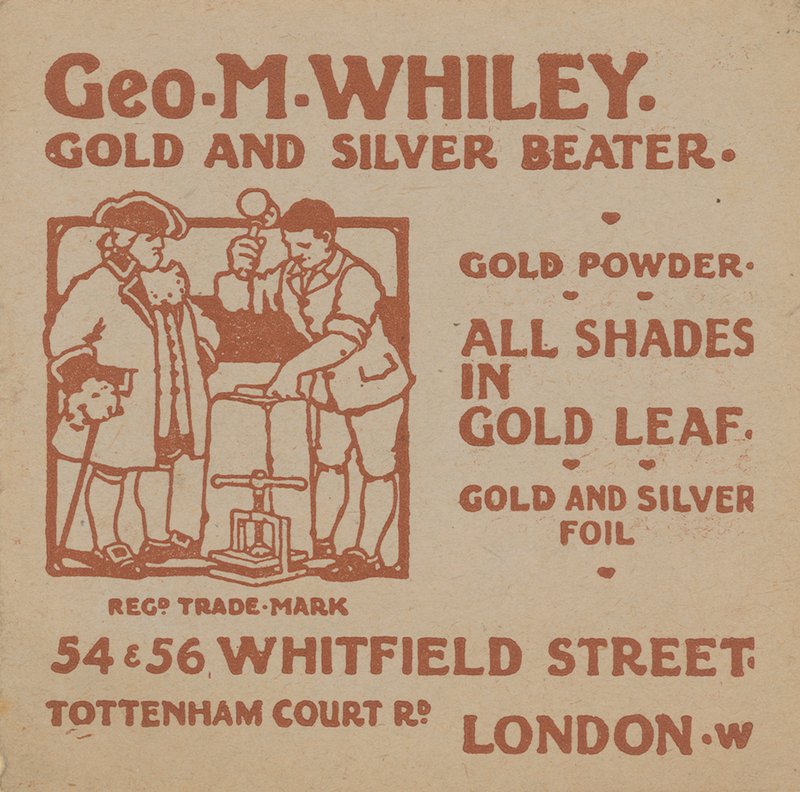 Advertentie voor George M Whiley door English School