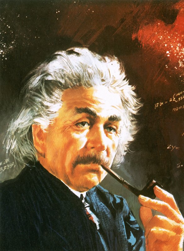 Albert Einstein door English School