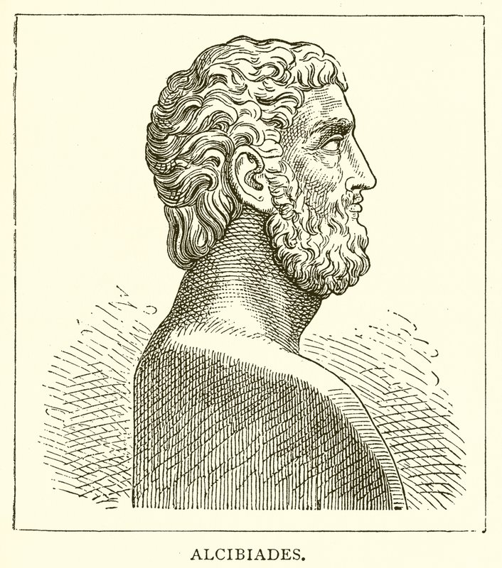 Alcibiades door English School