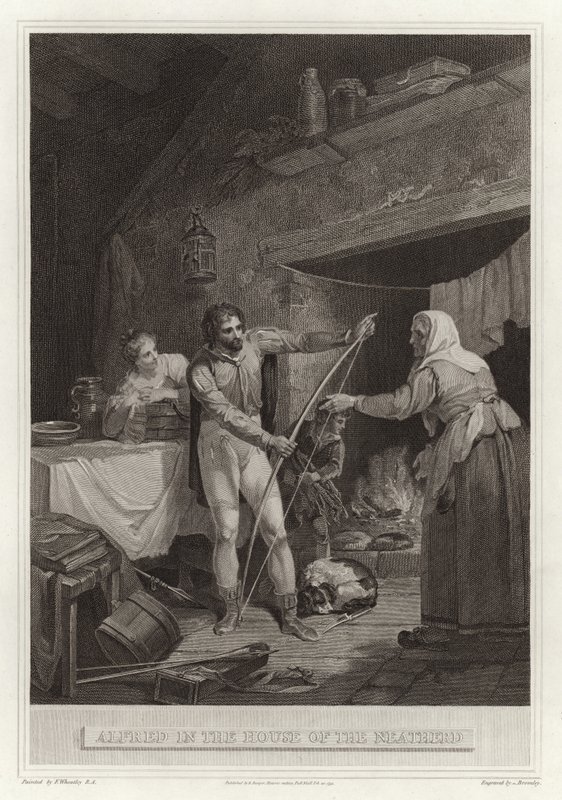 Alfred in het huis van de veehouder door English School
