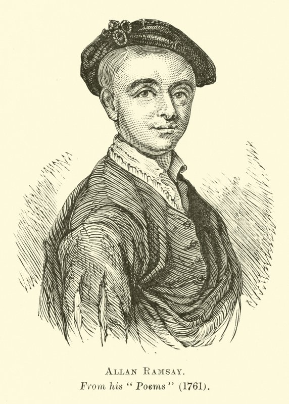 Allan Ramsay door English School