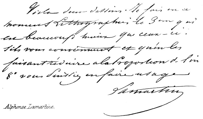 Alphonse Lamartine door English School