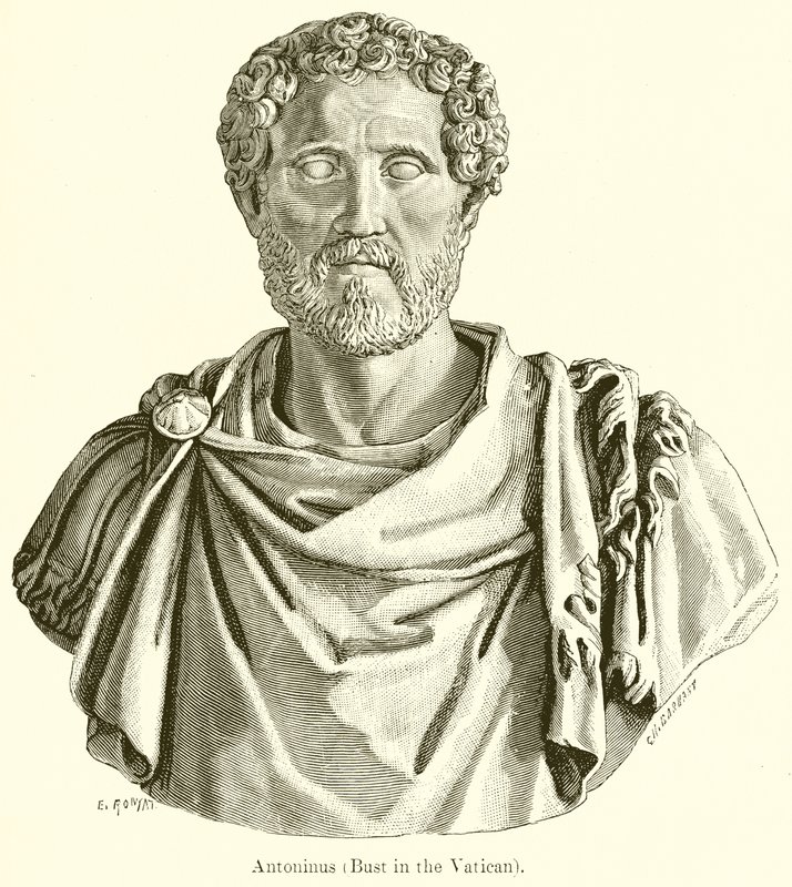 Antoninus (Buste in het Vaticaan) door English School