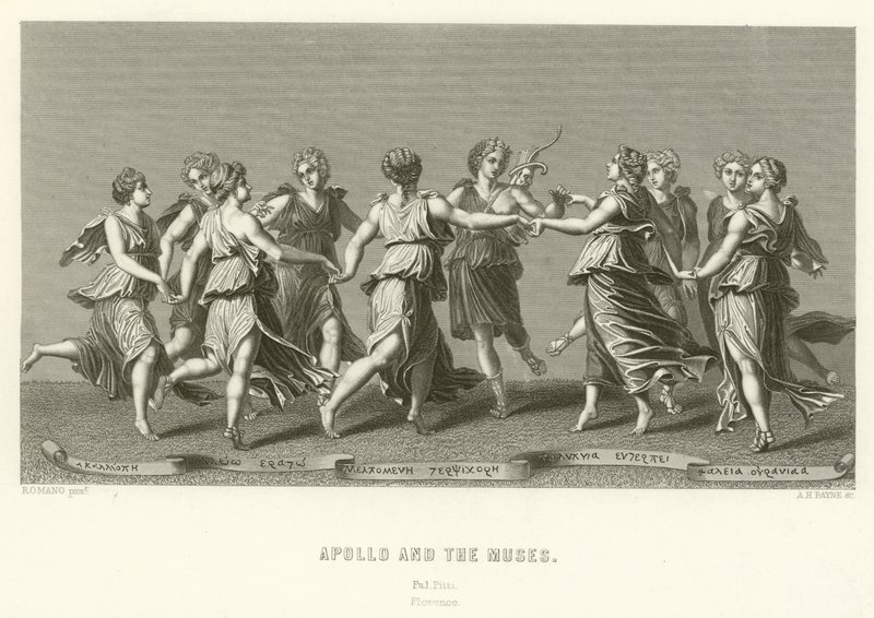 Apollo en de Muzen door English School