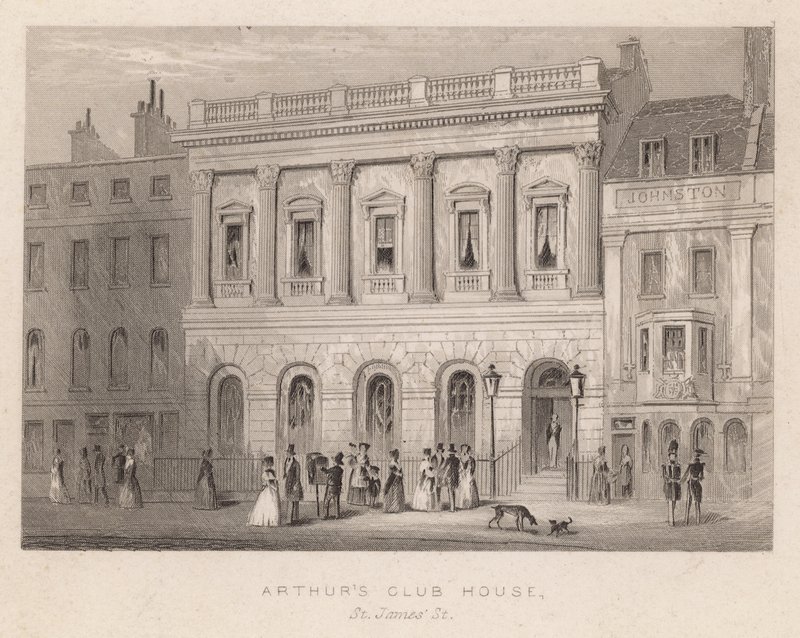 Arthurs Clubhuis, St Jamess Street door English School