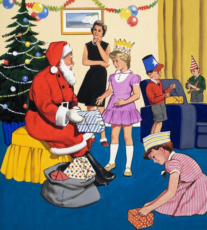 Op een Kerstfeest door English School