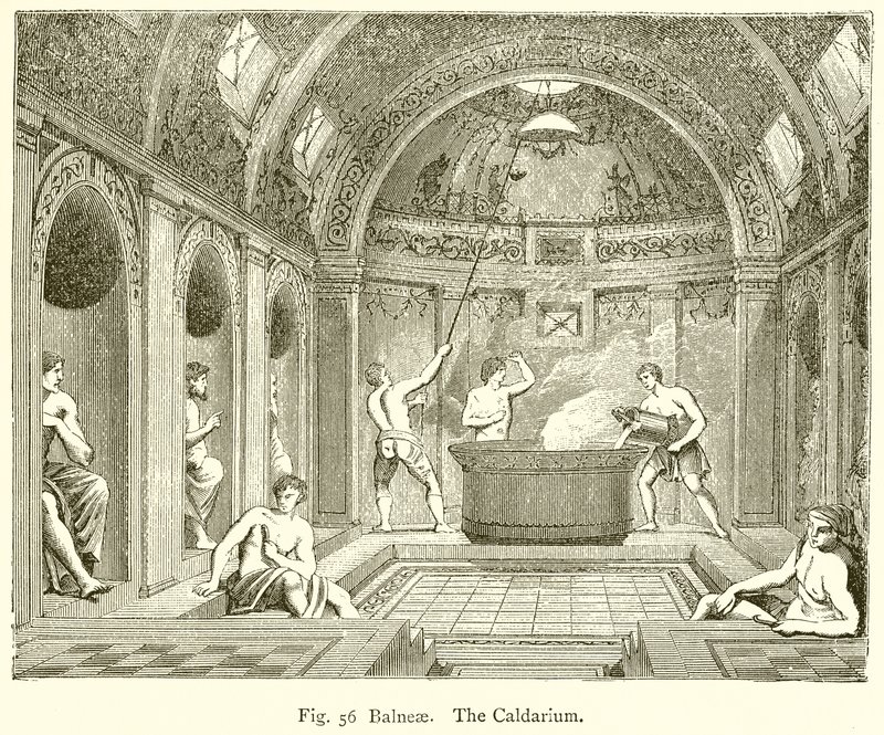 Balneae. Het Caldarium door English School