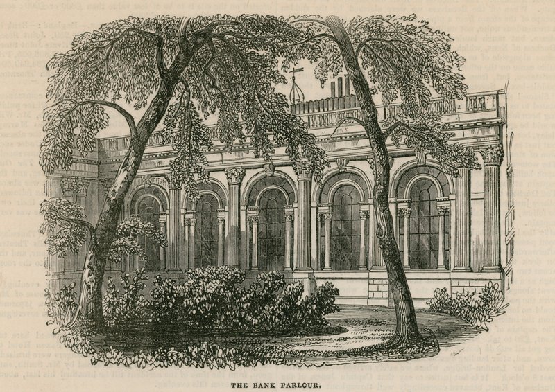 Bank of England, Tuinhof door English School