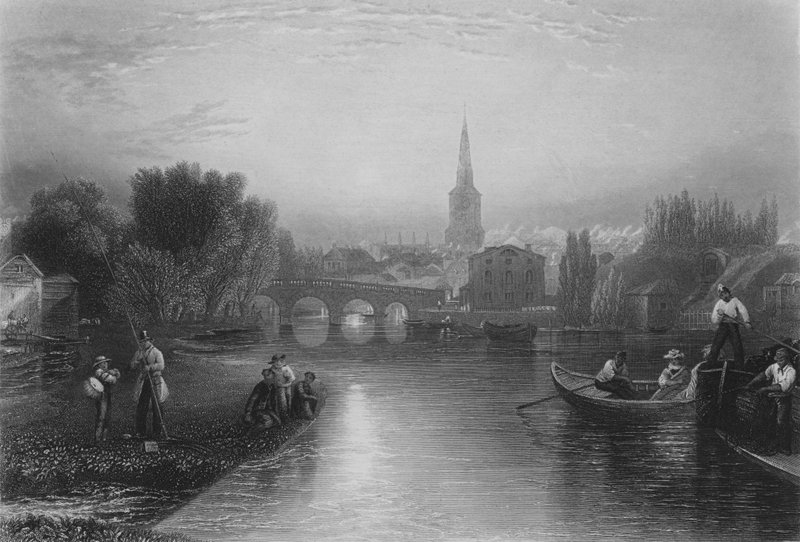Bedford (gravure) door English School
