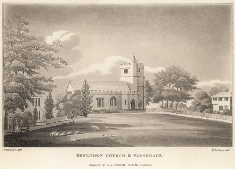 Benenden Kerk en pastorie door English School
