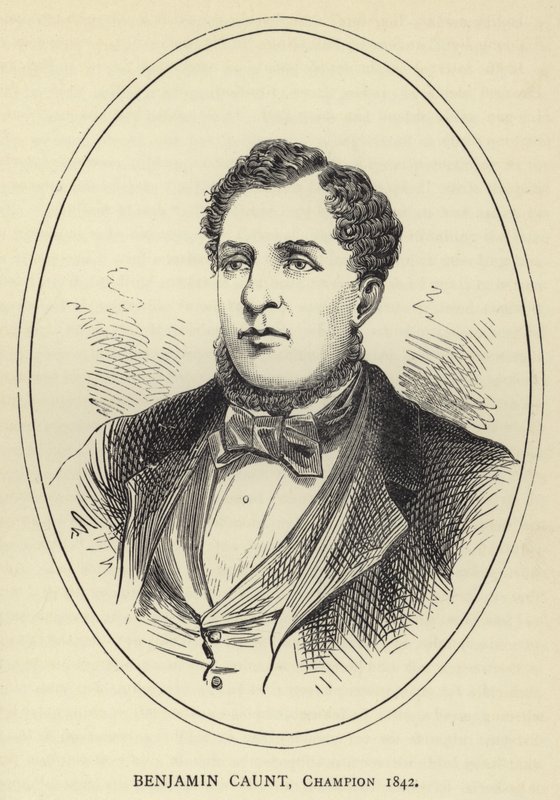 Benjamin Caunt, kampioen, 1842 door English School