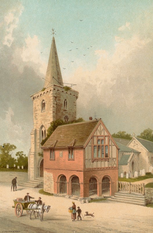 Brading Kerk en Stadhuis - Isle of Wight door English School