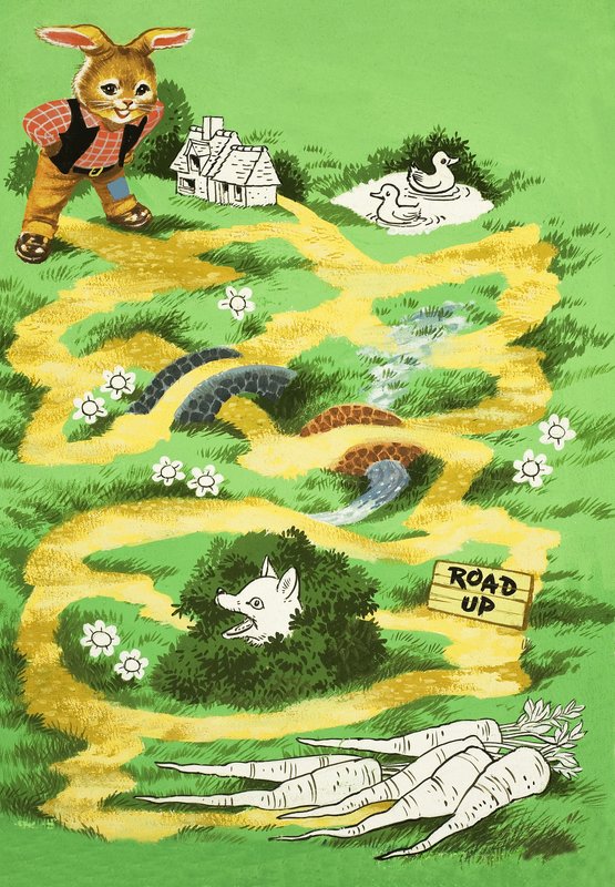Brer Rabbit puzzelpagina door English School