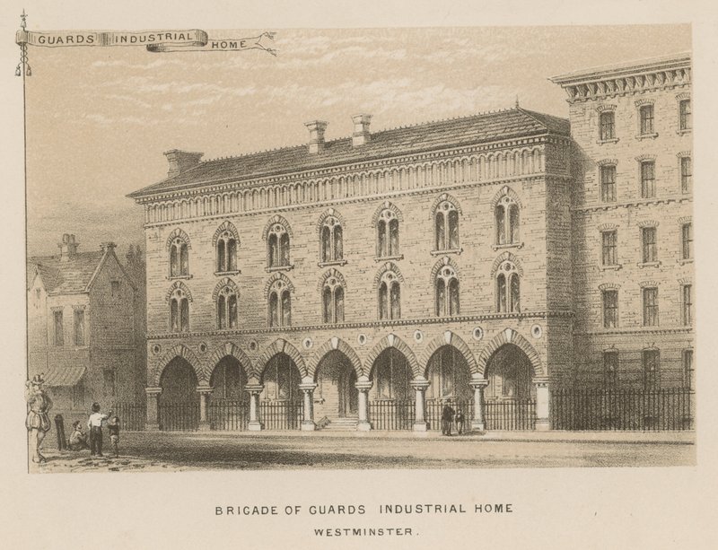Brigade van de Garde Industrieel Huis, Westminster, Londen door English School