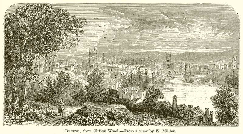 Bristol, vanaf Clifton Wood door English School