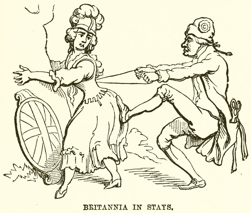 Britannia in korset door English School