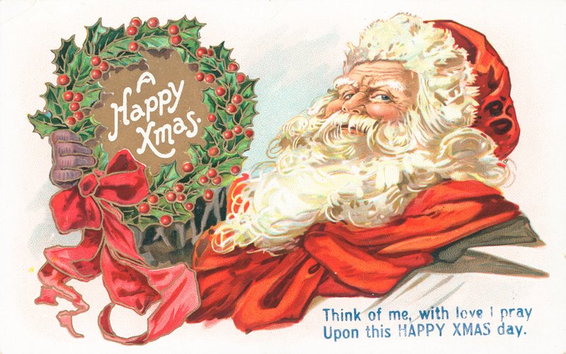 Britse kerstkaart door English School