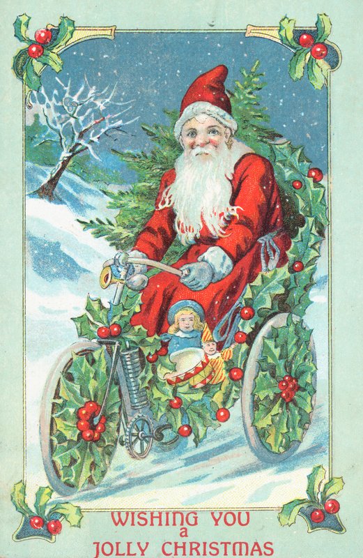 Britse kerstkaart door English School