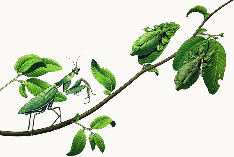 Insecten in vermomming door English School