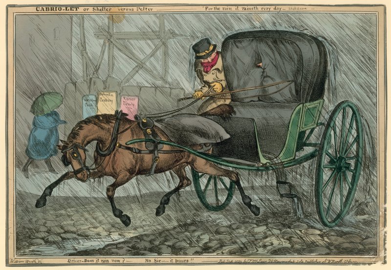 Cabriolet of schuilplaats versus pelter door English School